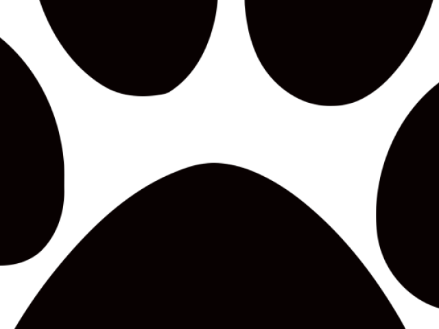Dog Paw Print Clipart - Png Download (640x480), Png Download