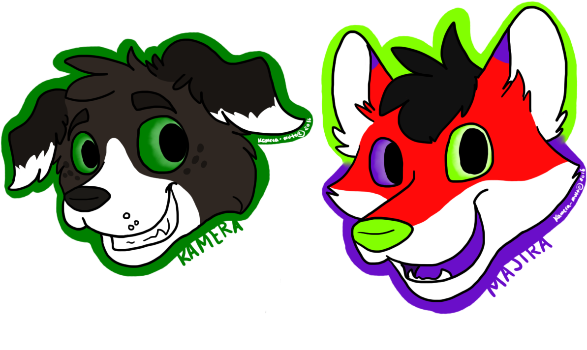 Headshot Badge Commission Examples Gift Art Clipart (1280x720), Png Download