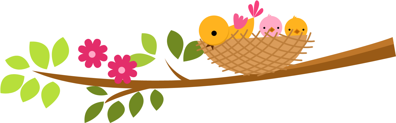 Yellow Birds, Clip Art, Patchwork, Pink, Me Gustas, - Png Download (1800x600), Png Download