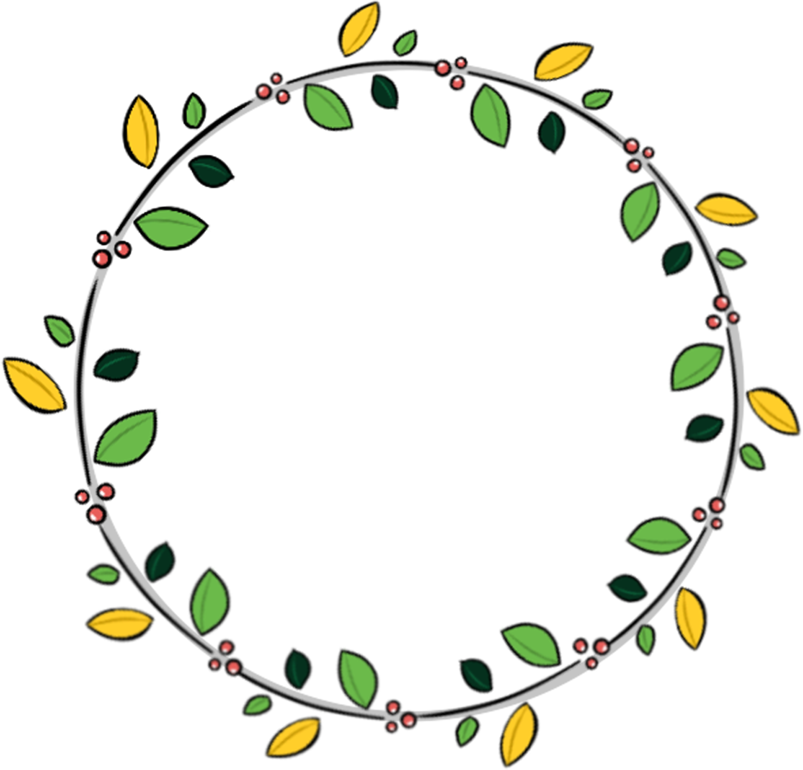 Girlande Frisch Handgemalt Rand Png Und Psd Clipart (2000x2000), Png Download