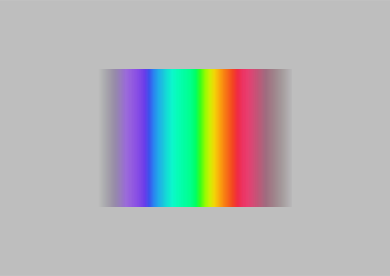 Sinusförmiger Transparenzverlaufender Regenbogen Gradient Clipart (800x566), Png Download
