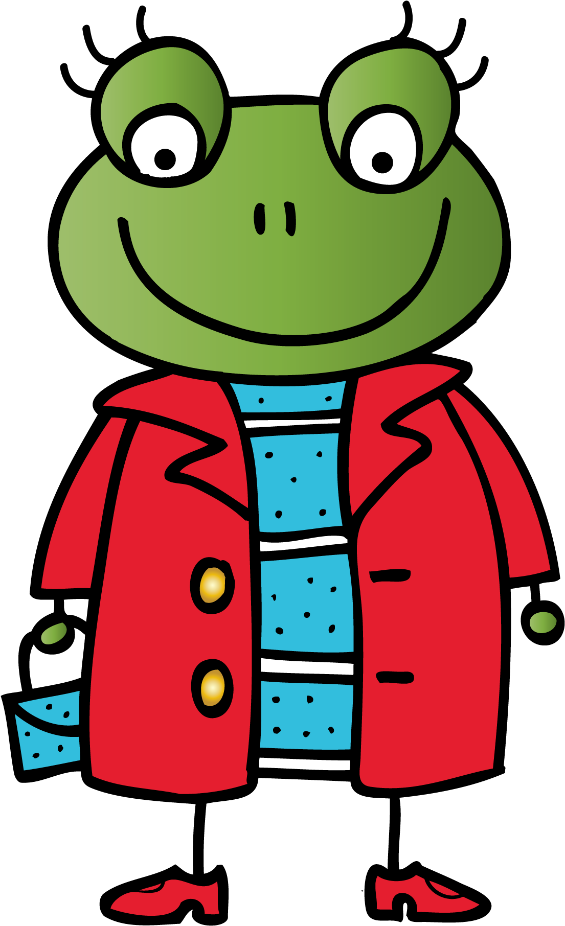 Frosch-karten Clipart (1362x1950), Png Download