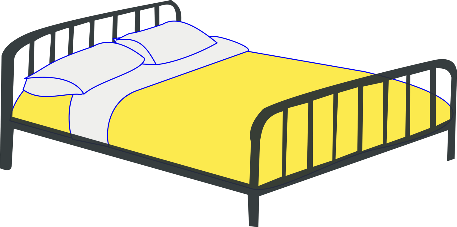 Bett Clipart Schwarz Weiß 5 Clipart Station - Png Download (960x480), Png Download