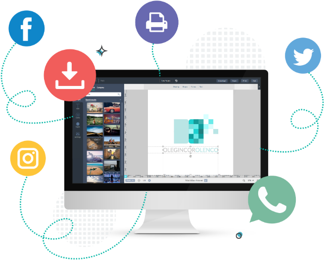 Logo Maker Clipart (800x574), Png Download