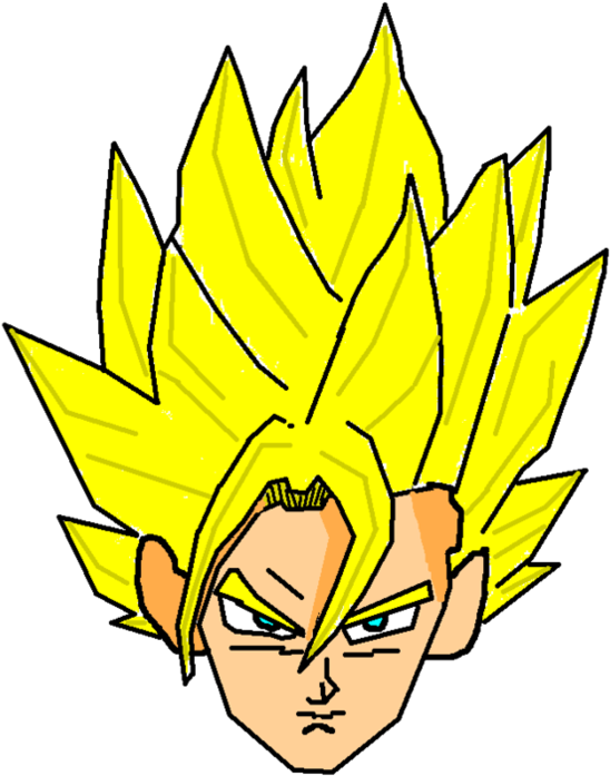 Super Vegito Line Drawing 2 By Waelalz-d3frx90 Clipart (548x697), Png Download