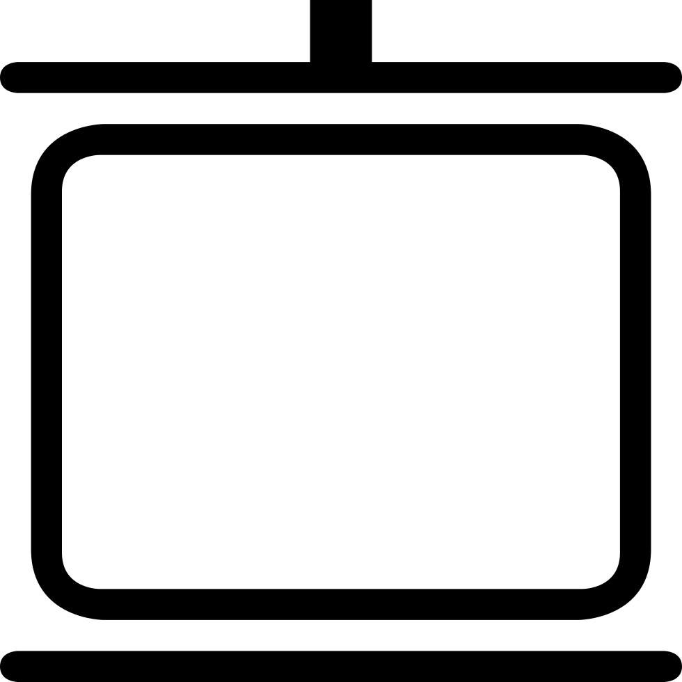 Whiteboard Outline Comments Clipart (980x980), Png Download
