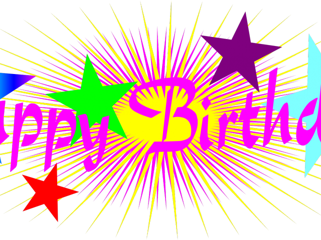 Flower Clipart Happy Birthday - Png Download (640x480), Png Download