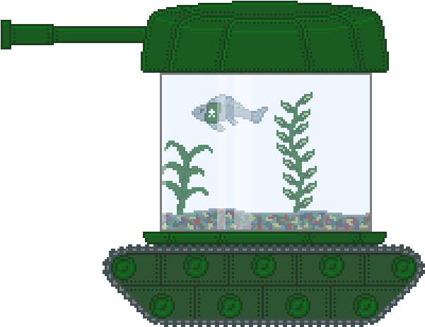 [oc][pac][cc]fish Tank Clipart (660x507), Png Download