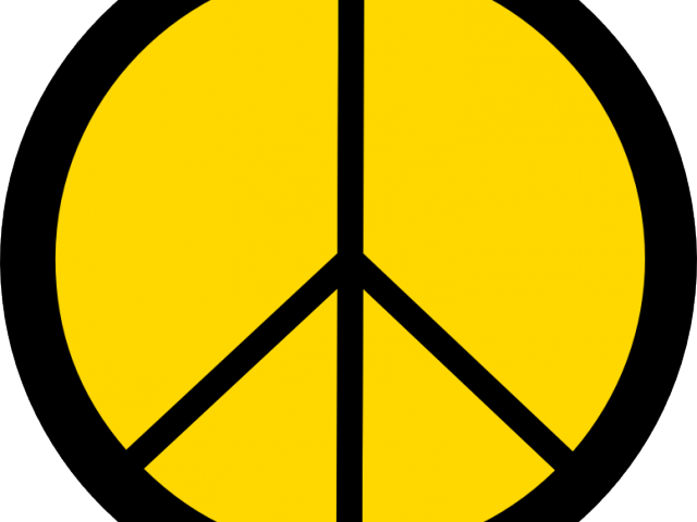 Peace Sign Clipart Bus - Png Download (640x480), Png Download