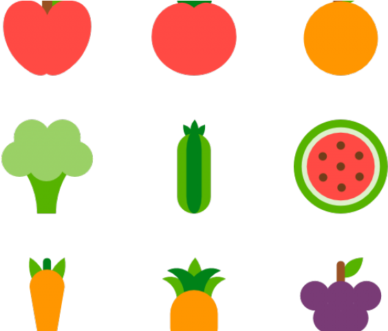 Fruits Amp Vegetables Clipart Png Transparent Png (640x480), Png Download