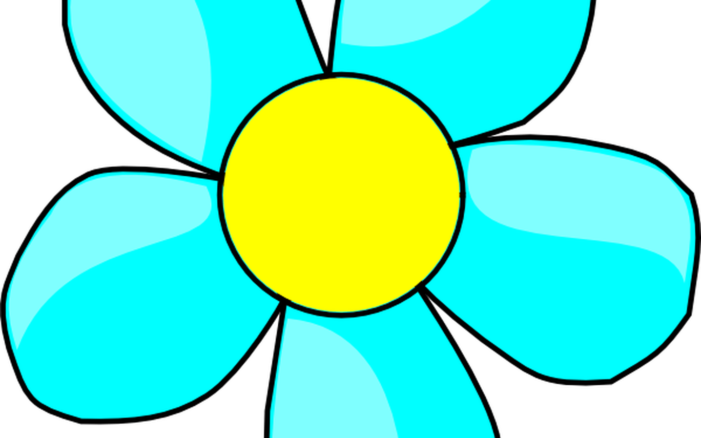 Flowers Hot Pink Flower Clipart Free Clipart Images - Png Download (1368x855), Png Download