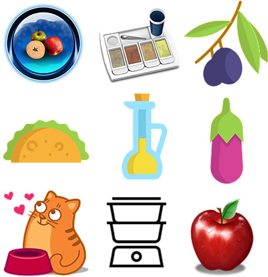 Fruit Vegetable Food Icon Clipart (1024x1024), Png Download