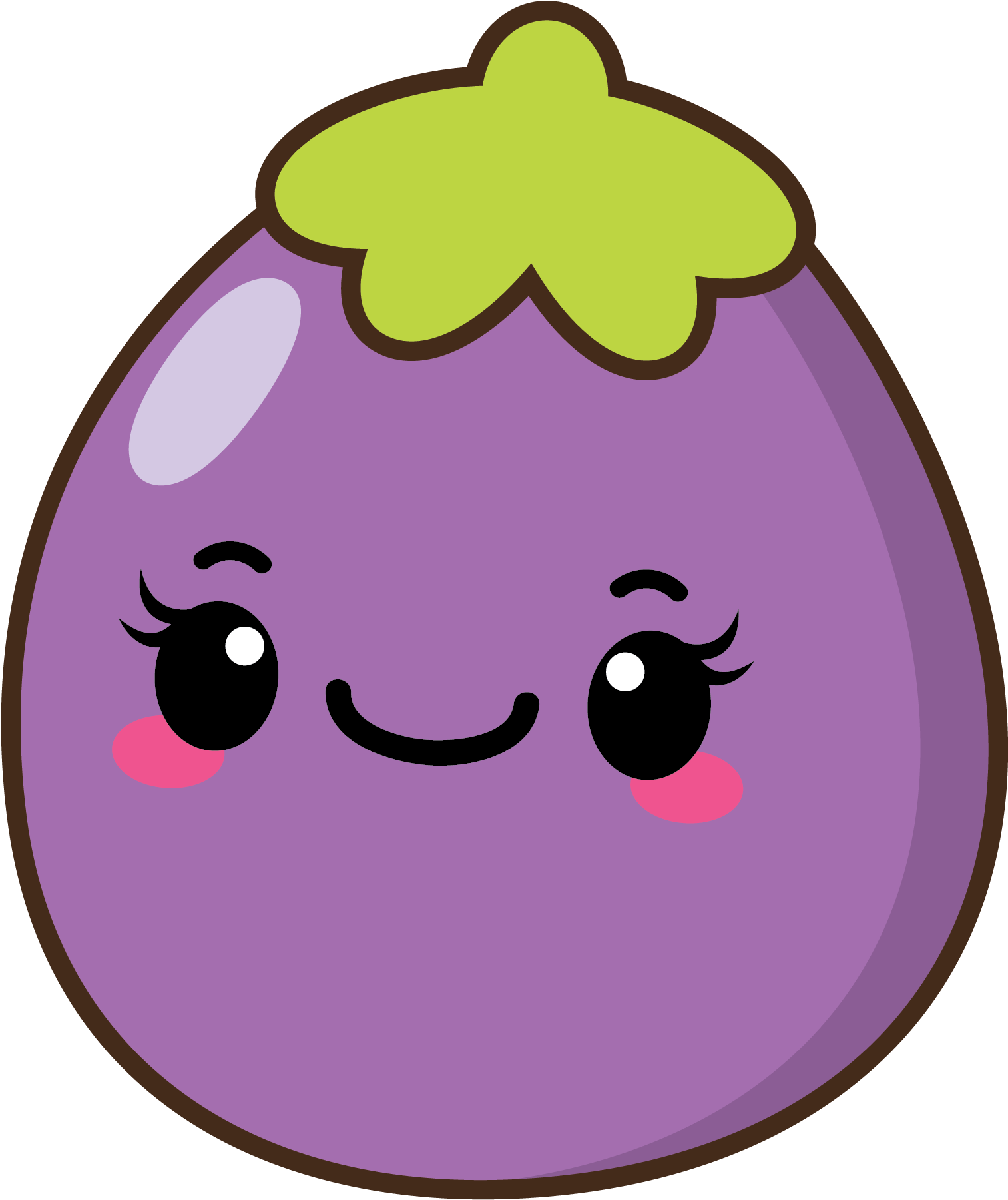 Eggplant Clipart (1592x1856), Png Download