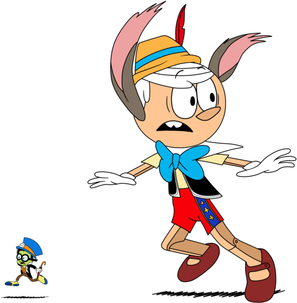 Lincnocchio And Clyde Cricket By Eagc7 Clipart (583x595), Png Download