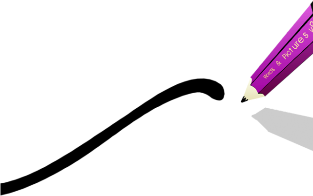Pencil Clipart Violet - Png Download (640x480), Png Download