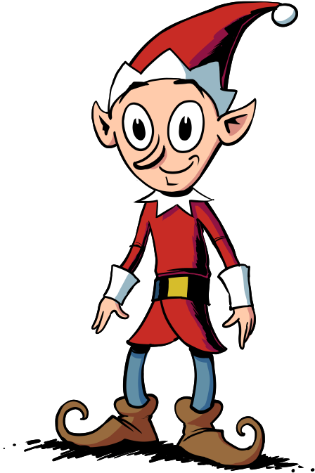 Jasper Snow - Santa's Elf Clipart (1000x1000), Png Download