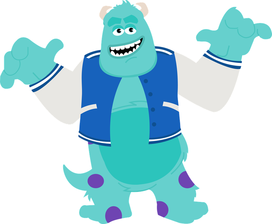 Say Hello Disney Monsters, Monsters Inc, Monster S, Clipart (900x740), Png Download