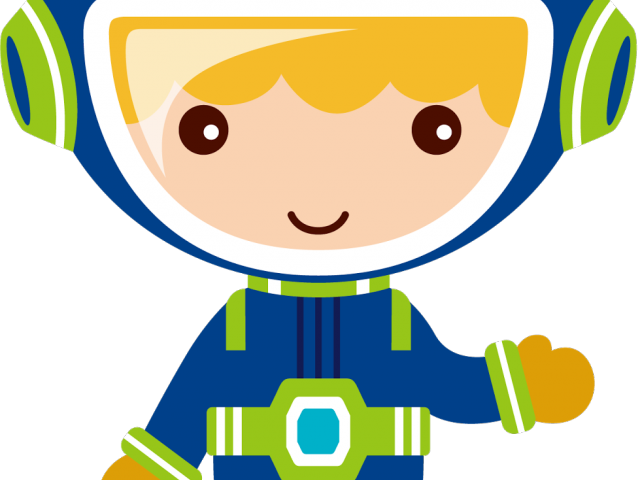 Astronaut Clipart Little Girl - Png Download (640x480), Png Download