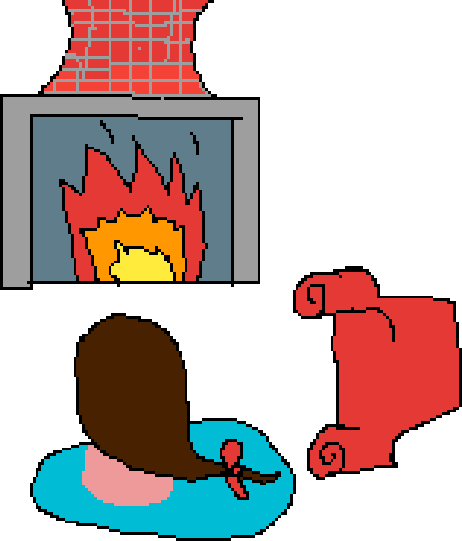 Lazari Sitting At Fireplace Clipart (1200x1200), Png Download