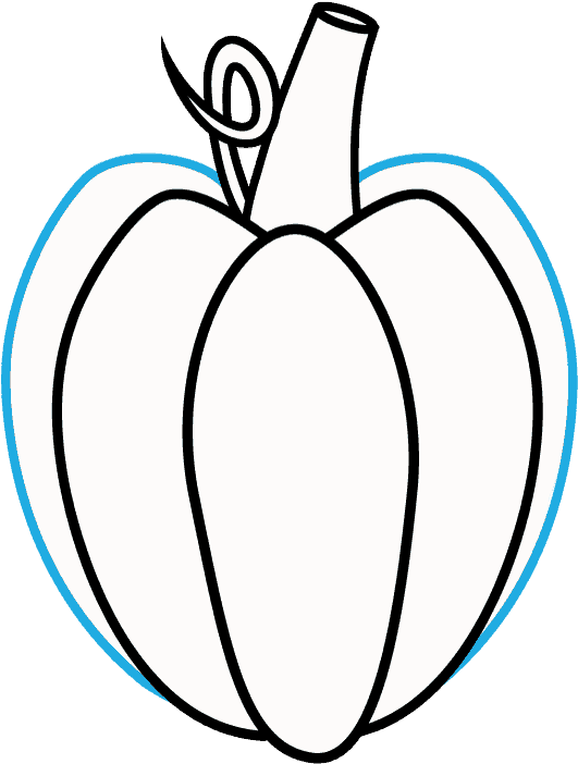 How To Draw Pumpkin Clipart (680x721), Png Download