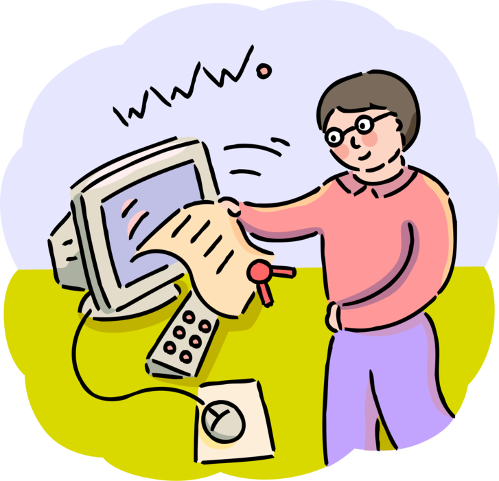 Clip Art Free Stock Receives Internet Diploma Image - Png Download (727x700), Png Download