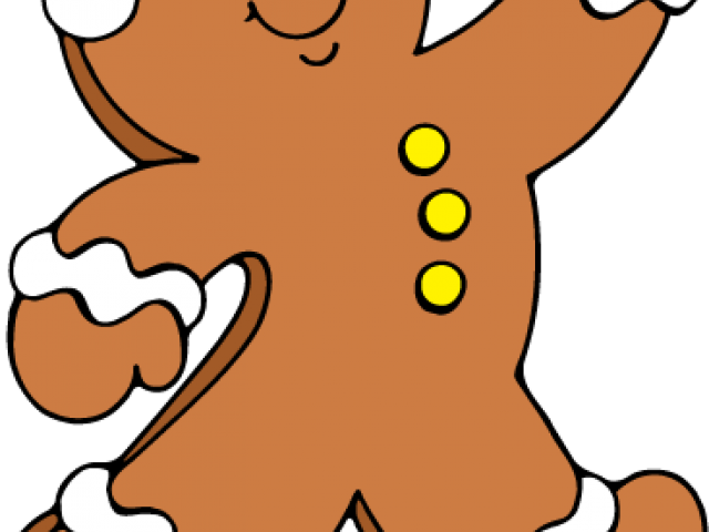 Gingerbread Man Clipart - Png Download (640x480), Png Download