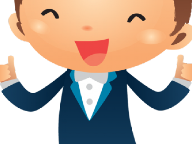 Businessman Clipart Thumbs Up - Png Download (640x480), Png Download