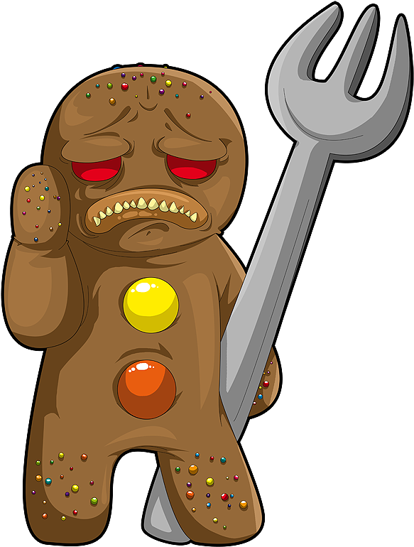 Gingerbread Clipart Sad - Png Download (638x800), Png Download
