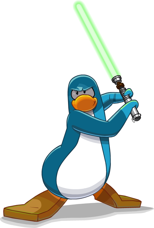 Pinguin Azul Com Itens Clipart (532x788), Png Download