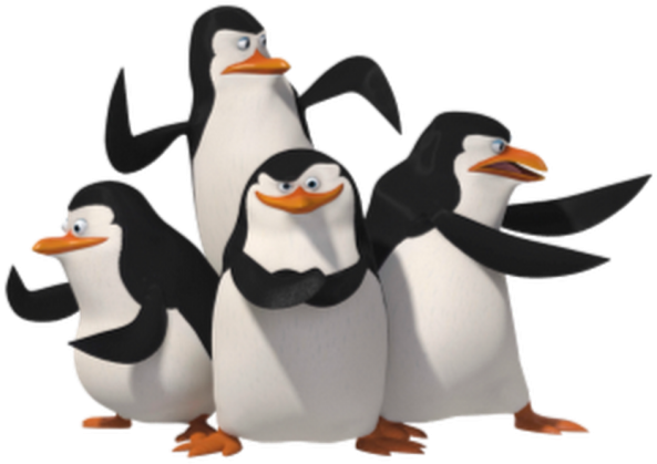 Penguins Of Madagascar Clipart - Png Download (640x480), Png Download