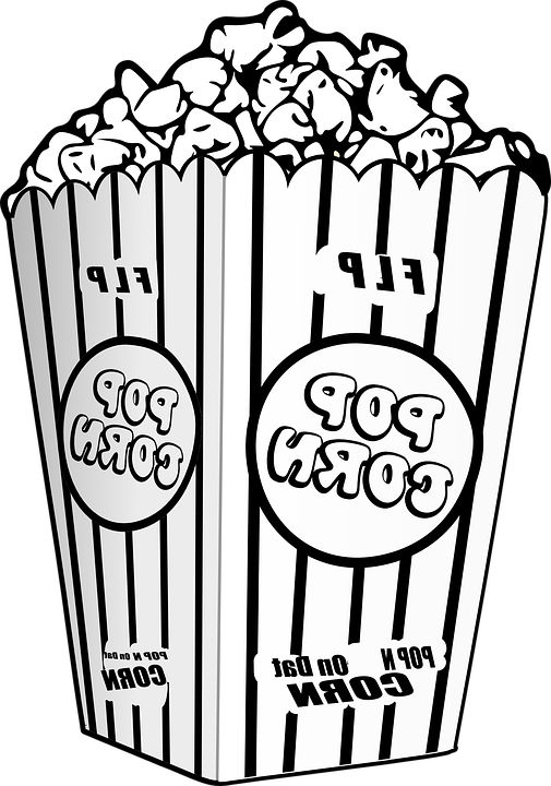 Clipart Of Kernel, Popcorn To And Popcorn About - Png Download (505x720), Png Download