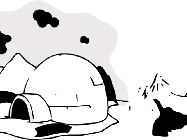 Eskimo Clipart Black And White - Png Download (640x480), Png Download