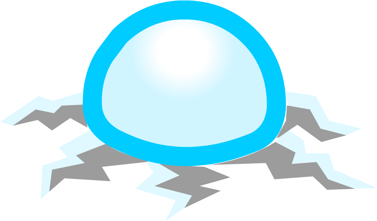 Frost Bite Snowball Ground Clipart (1226x720), Png Download