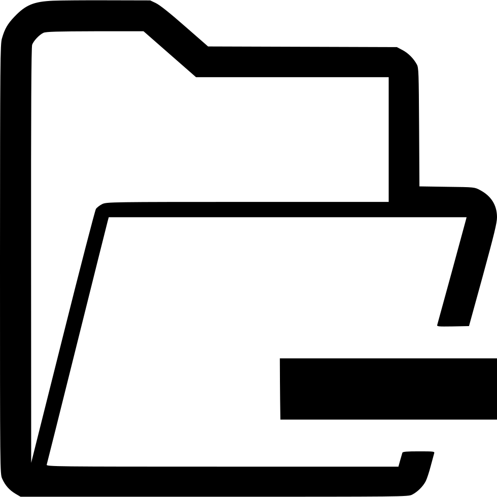 Folder Subtract Comments Clipart (980x980), Png Download