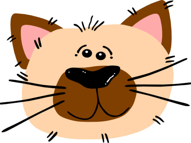 Siamese Cat Clipart Cartoon - Png Download (640x480), Png Download