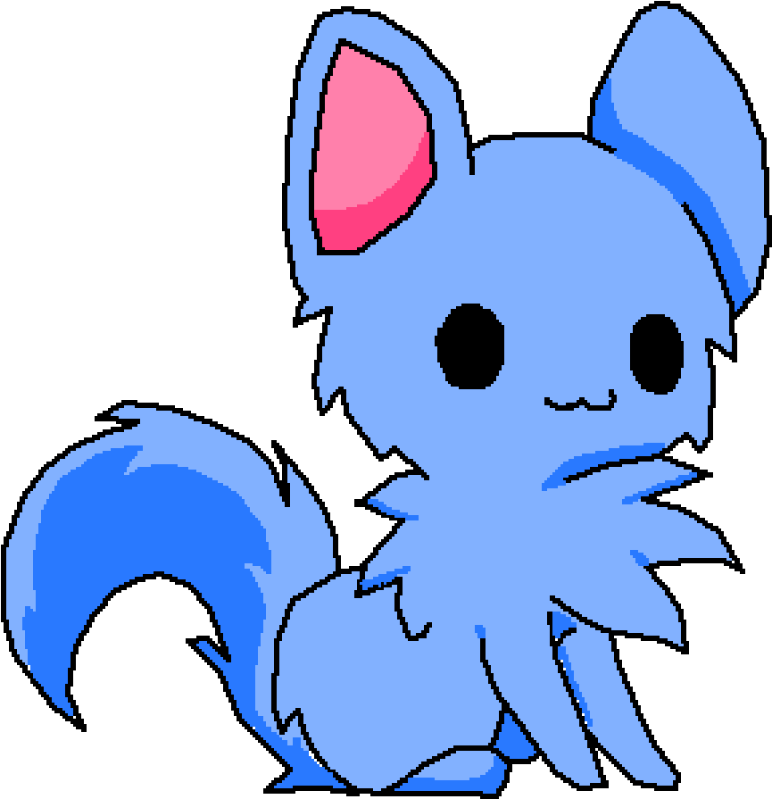 Kitty Cat I Give Cread To The Person Who Made This Clipart (1041x1050), Png Download