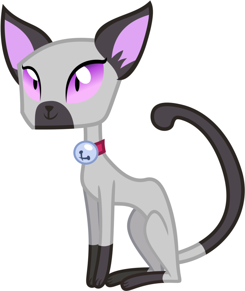 Vector Cats Siamese Clipart (853x1024), Png Download