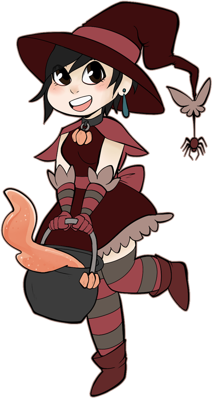 Witch Clipart (600x841), Png Download