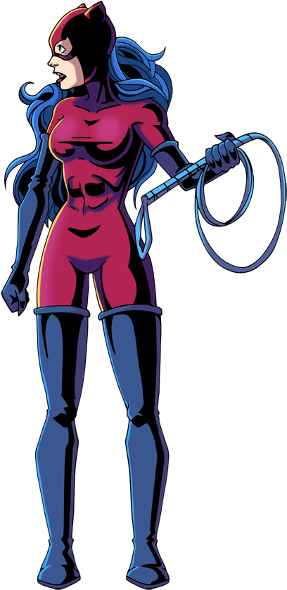 Catwoman Again By Glee-chan Clipart (464x880), Png Download