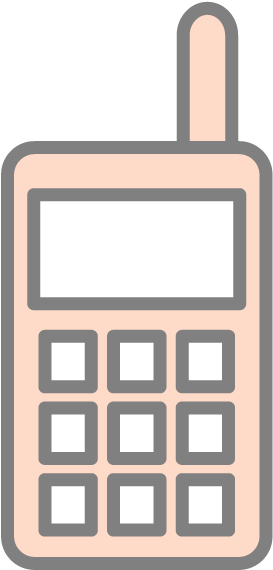 Mobile Phone - Icon - Free Material Clipart (640x640), Png Download