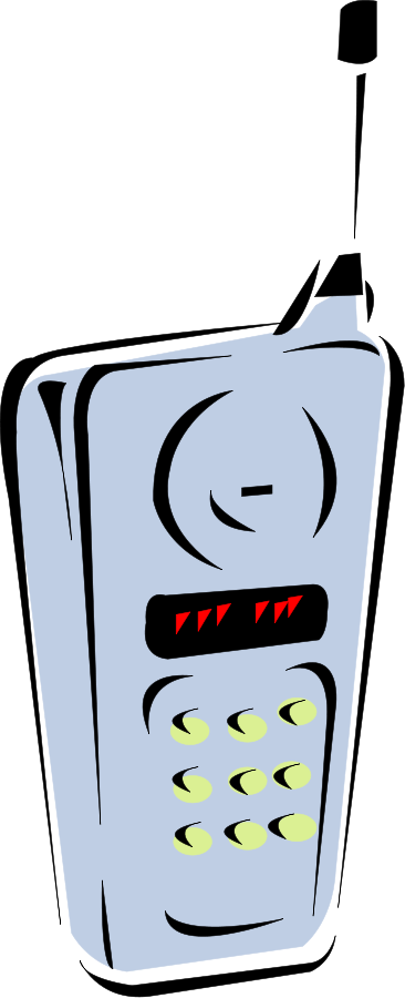 This Free Clip Arts Design Of Phone 06 - Png Download (366x900), Png Download