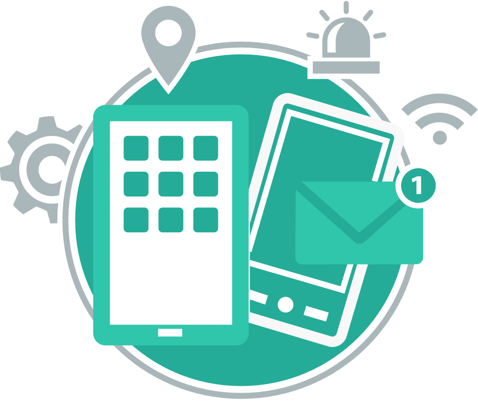 Ios & Android Mobile App Clipart (963x816), Png Download