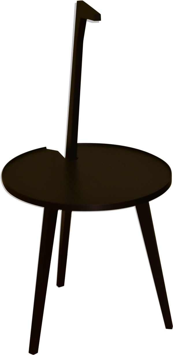 Cicognino Table Designed By Franco Albini Clipart (1457x1457), Png Download