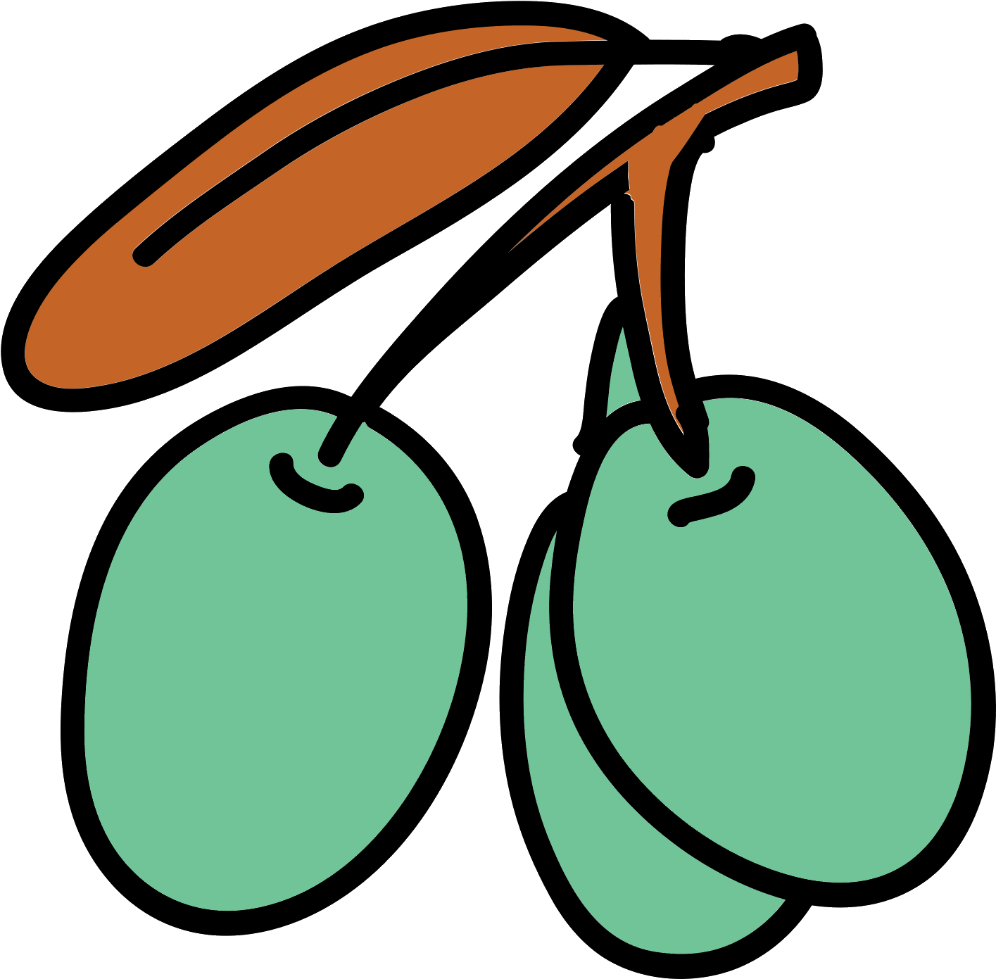 This Image Represents An Olive Clipart (1600x1600), Png Download