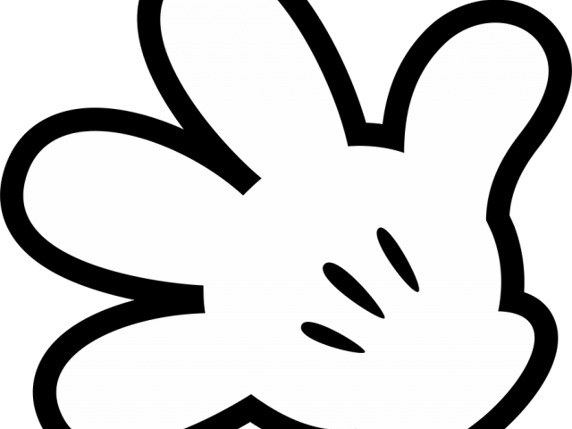 Minnie Mouse Clipart Glove - Png Download (640x480), Png Download