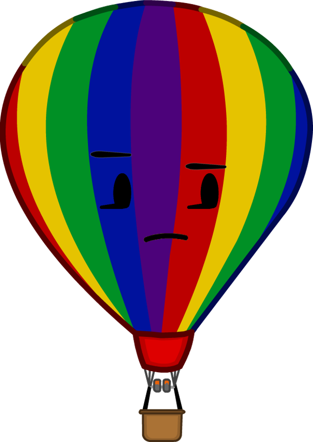 Hot Air Balloon Clipart (634x893), Png Download