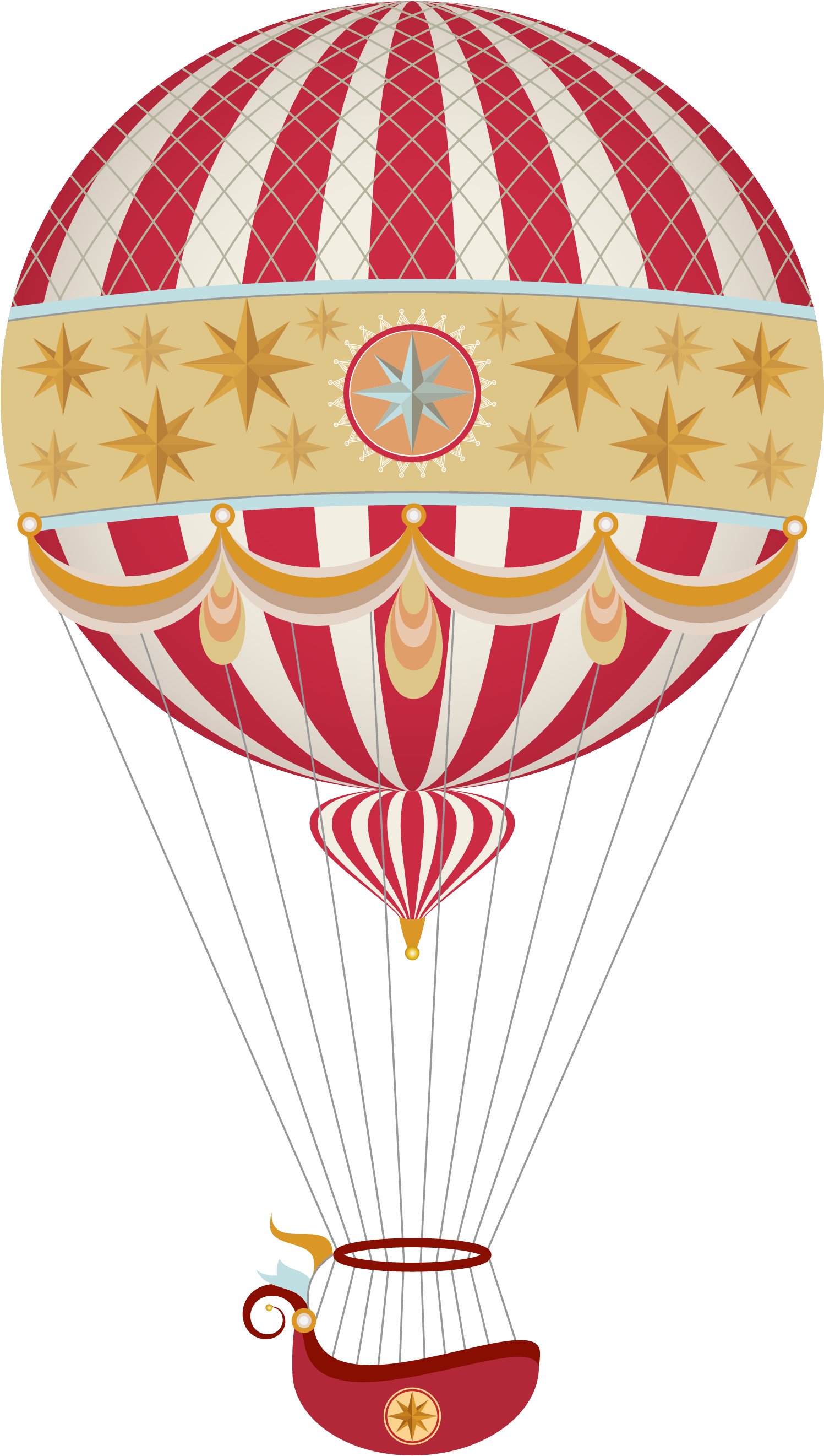 Vintage Balloons Clip Art - Png Download (2700x2700), Png Download
