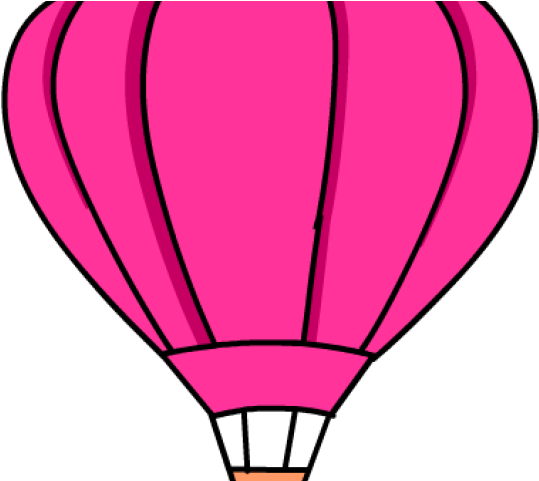 Hot Air Balloon Clipart Pink - Png Download (640x480), Png Download