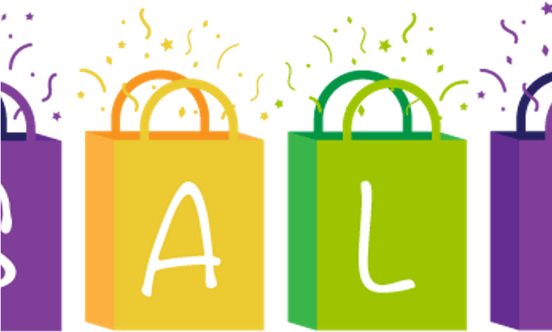 Friends Of The Library Pop Up Book Sale Clipart (800x600), Png Download
