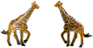 Er Giraffe Enamel Clipart (750x750), Png Download